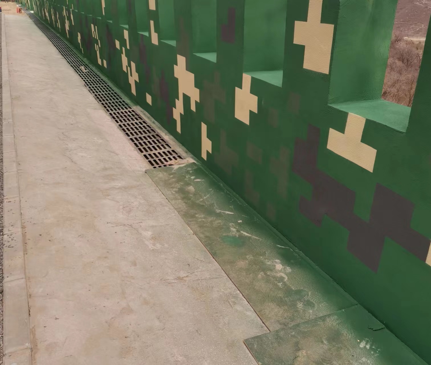 攀枝花围墙迷彩喷涂,数迷彩漆