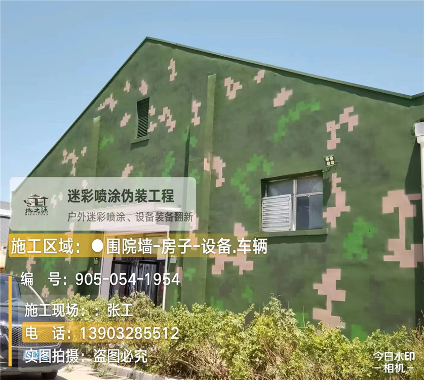 攀枝花外墙数码迷彩漆施工报价清单（100㎡标准墙面测算）